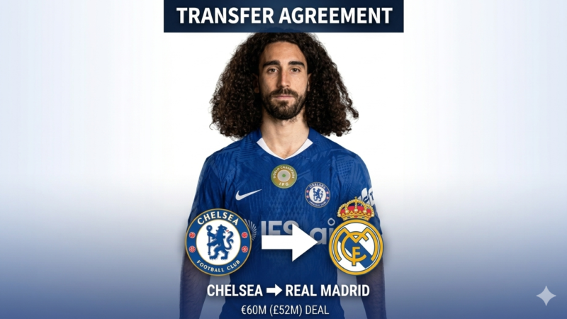 DONE DEAL? FABRIZIO ROMANO CONFIRMS Real Madrid&nbsp; HAVE Agree €60m Transfer Package for Chelsea Defender Marc Cucurella