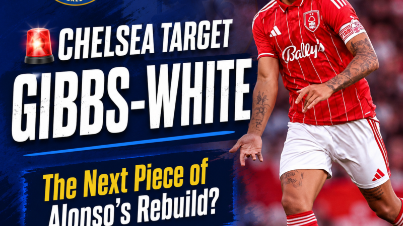 Chelsea Enter Race for Nottingham Forest Playmaker Morgan Gibbs-White